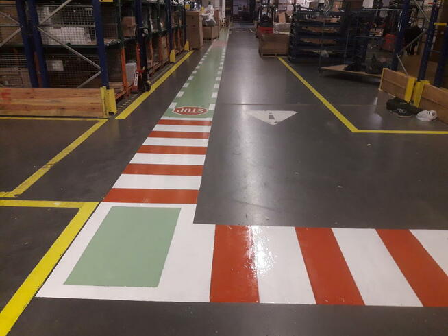 Malowanie miejsc parkingowych, linii, oznakowania poziomego