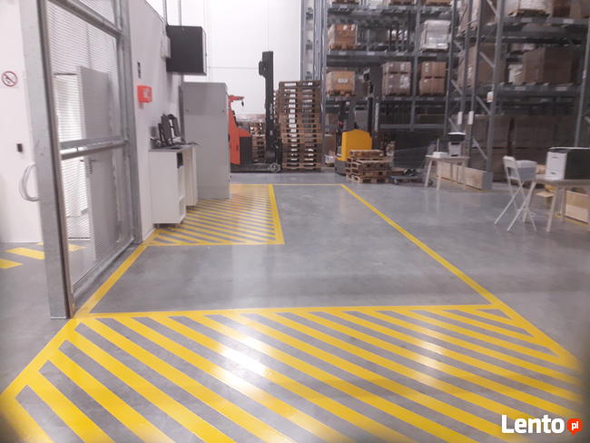 Malowanie miejsc parkingowych, linii, oznakowania poziomego