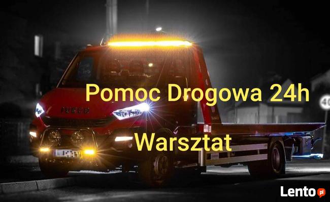 Tania Pomoc Drogowa Warszawa 24h laweta tanio holowanie 24h