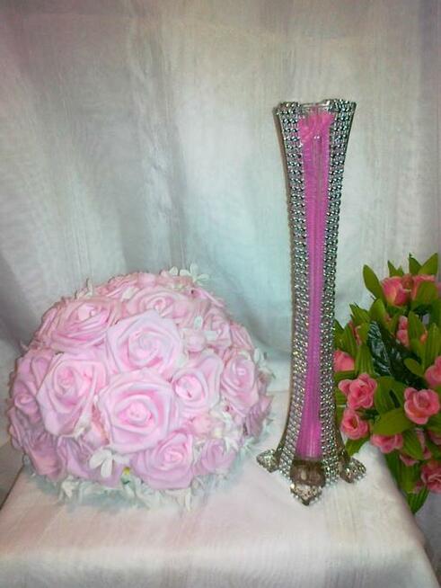 Drzewka kwiatowe ,dekoracja z róż dodatek do wystroju wnętrz