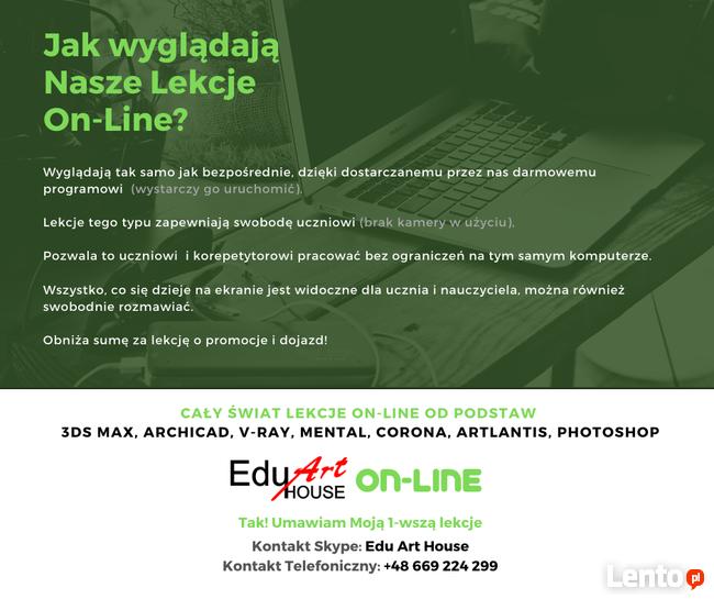 Katowice Korepetycje Nauka Szkolenie 3ds max, Vray, Archicad