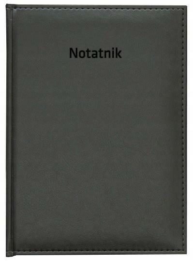 Notatnik A4 notes w linie w ekoskórze eleganckie notesy