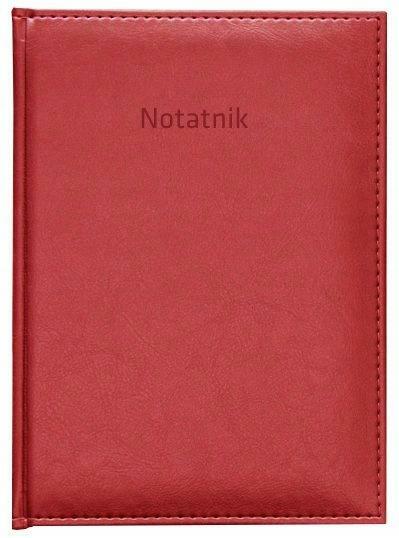 Notatnik A4 notes w linie w ekoskórze eleganckie notesy