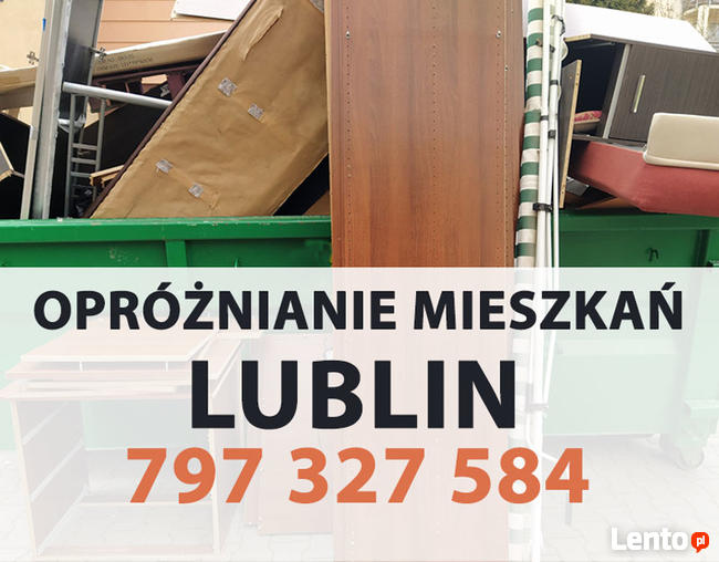 Opróżnianie mieszkań sprzątanie piwnic Lublin / wywóz mebli