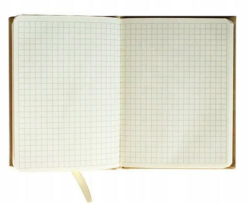 Notes notatnik A6 w kratkę w ekoskórze Da Vinci