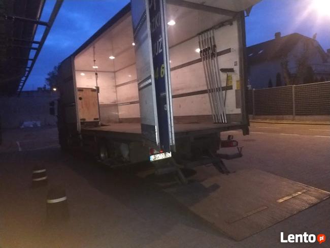 Bagażówka z windą i paleciakiem, przeprowadzki PL UE