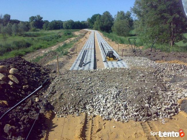 Prace Ziemne Minikoparka Koparka Wykopy Niwelacja Zakliczyn