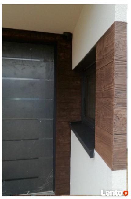 Deska elewacyjna KABE LUBLIN komplet SZARY PÓŁMAT wew/zew