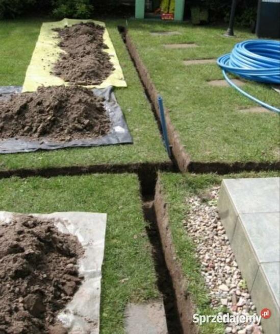 Prace Ziemne Koparka Utwardzanie Korytowanie Rożnów Gródek