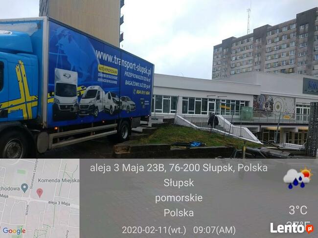 BIG Bagażówka z windą Przeprowadzki Transport mebli rtv agd