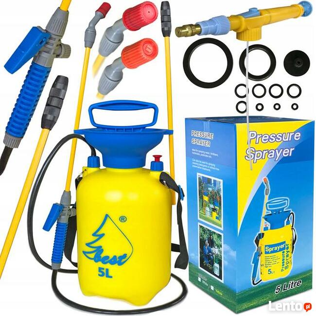 OPRYSKIWACZ CIŚNIENIOWY OGRODOWY 5L DŁUGA LANCA