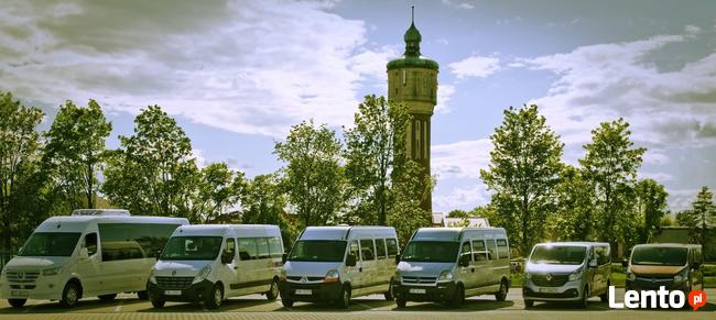 Duży bus dla 23 pasażerów komfortowy klima DVD duży bagażnik