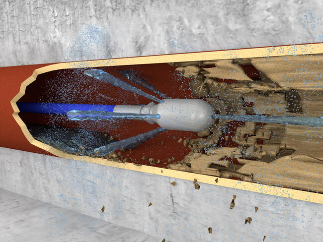 WUKO, Pogotowie kanalizacyjne, Przetykanie kanalizacji, rur