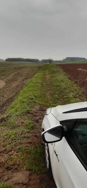 Rumian, działka Mazury, nad jeziorem, las, rzeka, Rybno