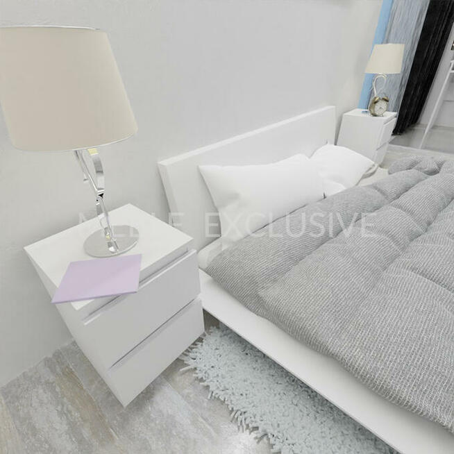 SZAFKA NOCNA 2 SZUFLADY BIAŁA/SONOMA/WENGE PŁYTA 18 mm !