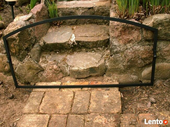 Stara rama lustro aranżacja loft retro industrial 123x63