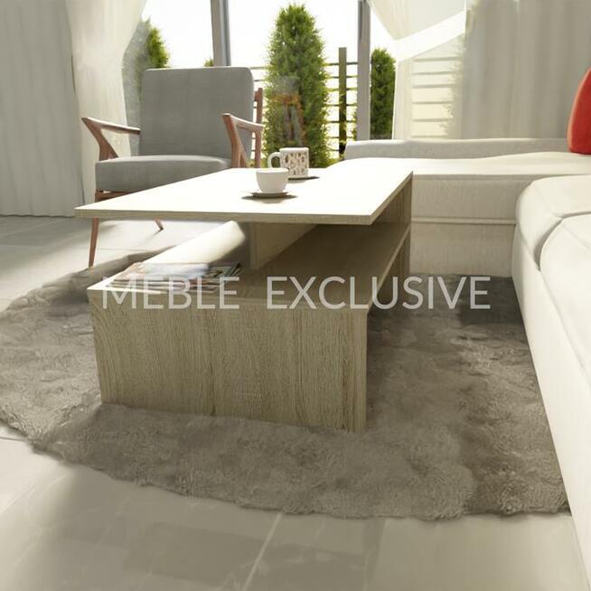 Stolik Kawowy Ława Biała/Wenge/Sonoma PŁYTA 18 mm