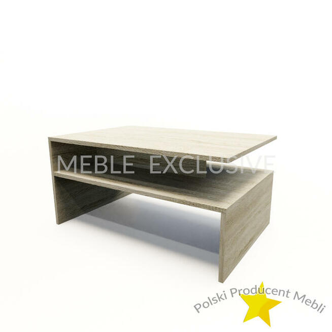 Stolik Kawowy Ława Biała/Wenge/Sonoma PŁYTA 18 mm