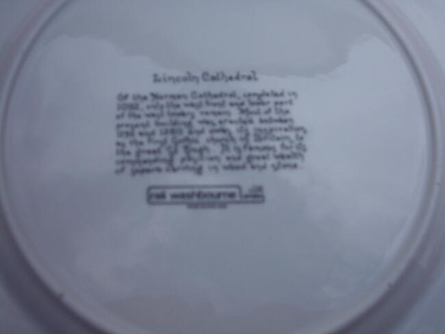 Talerze kolekcjonerskie ręcznie malowane, Lincoln, Kaszuby S