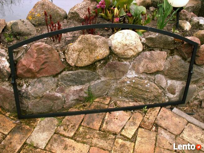 Stara rama lustro aranżacja loft retro industrial 123x63