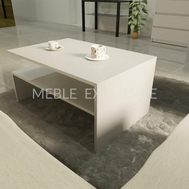 Stolik Kawowy Ława Biała/Wenge/Sonoma PŁYTA 18 mm