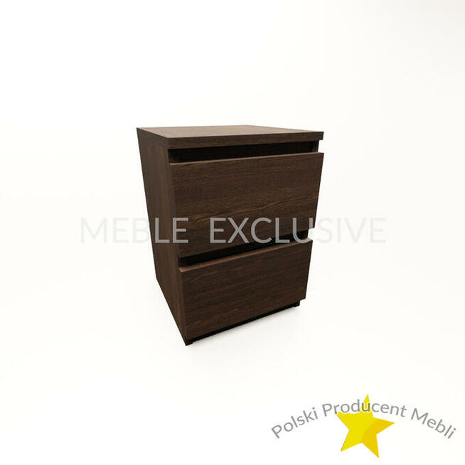 SZAFKA NOCNA 2 SZUFLADY BIAŁA/SONOMA/WENGE PŁYTA 18 mm !