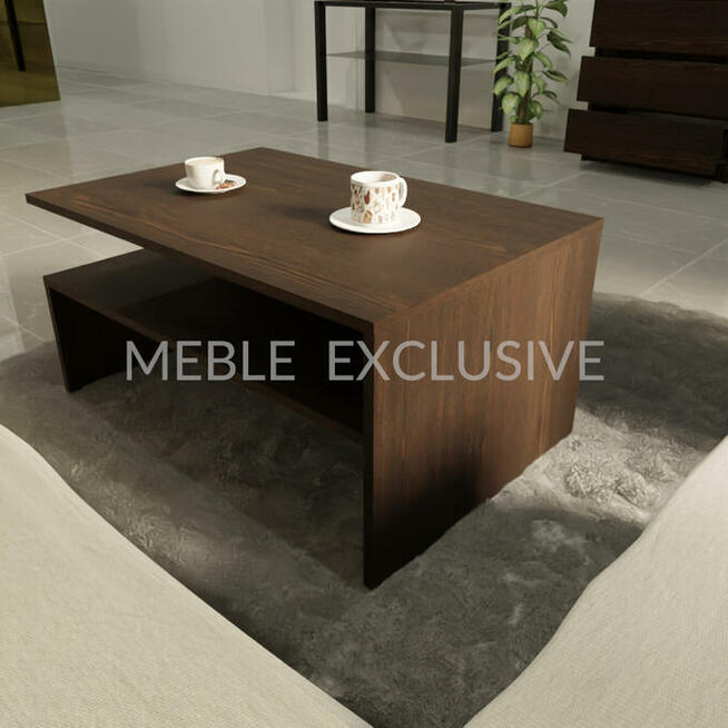 Stolik Kawowy Ława Biała/Wenge/Sonoma PŁYTA 18 mm