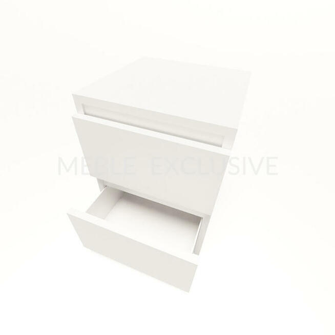 SZAFKA NOCNA 2 SZUFLADY BIAŁA/SONOMA/WENGE PŁYTA 18 mm !