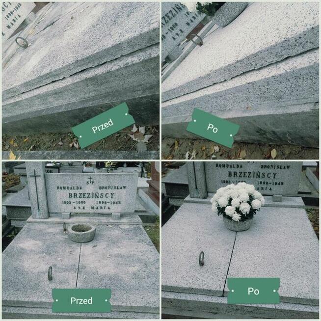 Nagrobki - czyszczenie!!!
