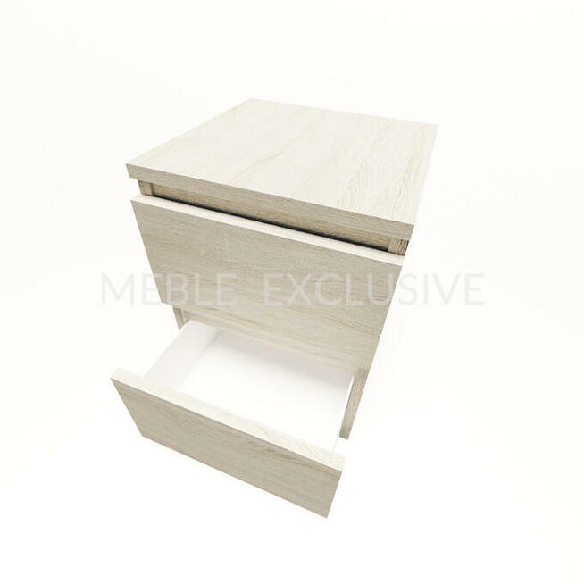 SZAFKA NOCNA 2 SZUFLADY BIAŁA/SONOMA/WENGE PŁYTA 18 mm !