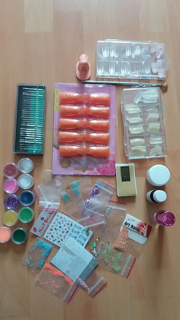 NOWY depilator Braun, tipsy brokat naklejki (manicure pedicu