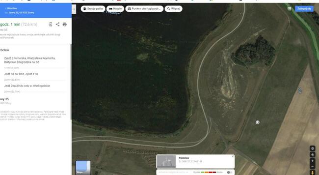 Działka budowlana nad Zalewem Pakosław do sprzedania