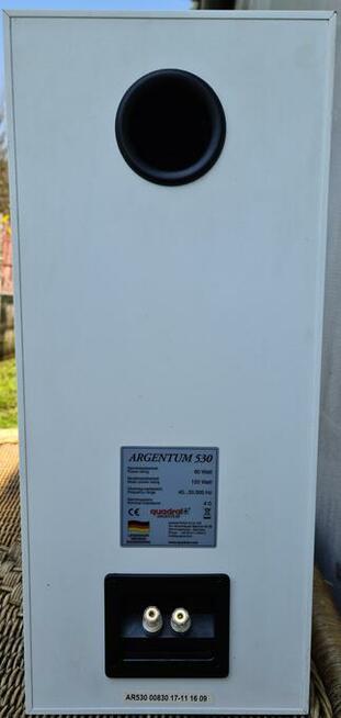 Kolumny półkowe 80W 4OM Quadral Argentum 530 białe