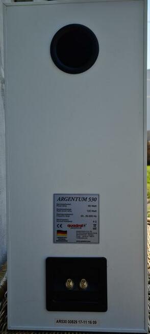 Kolumny półkowe 80W 4OM Quadral Argentum 530 białe