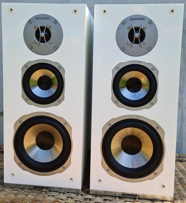 Kolumny półkowe 80W 4OM Quadral Argentum 530 białe