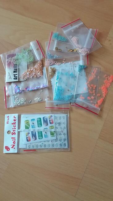 NOWY depilator Braun, tipsy brokat naklejki (manicure pedicu