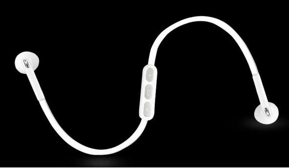 Słuchawki bezprzewodowe v4.1 sport mikrofon biały