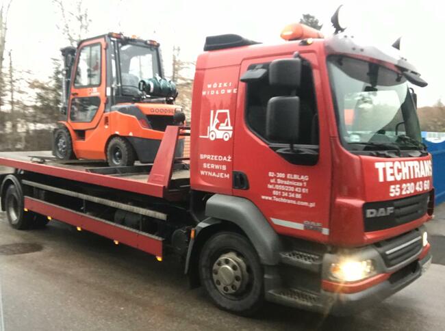 Wózek widłowy NOWY z obrotnicą i pantografem GOODSENSE