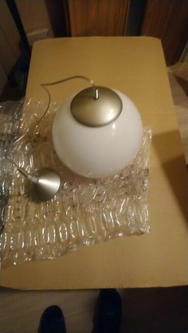 Lampa Szklana Kula 1xE27 60W 30cm