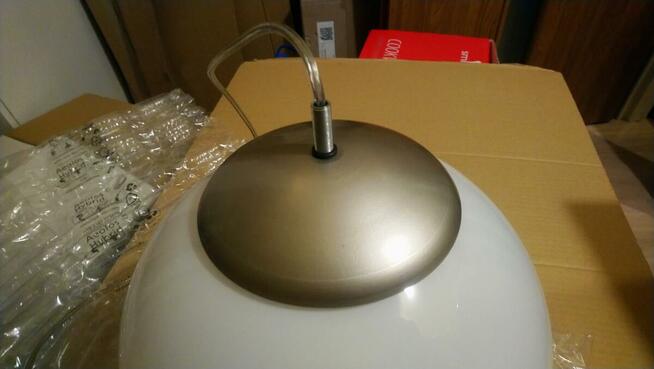 Lampa Szklana Kula 1xE27 60W 30cm