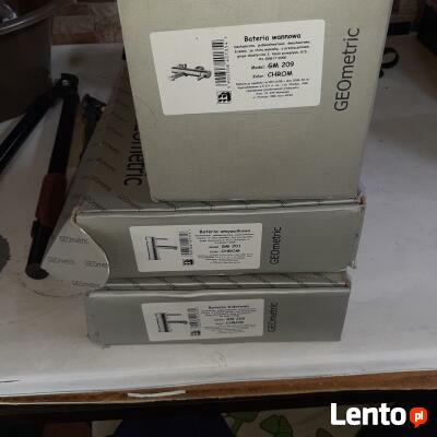 geometric bateria umywalkowa , bidetowa, wannowa.