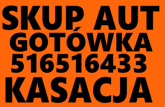 SKUP AUT RYJEWO 516516433 KASACJA AUT SZTUM DZIERZŻGOŃ