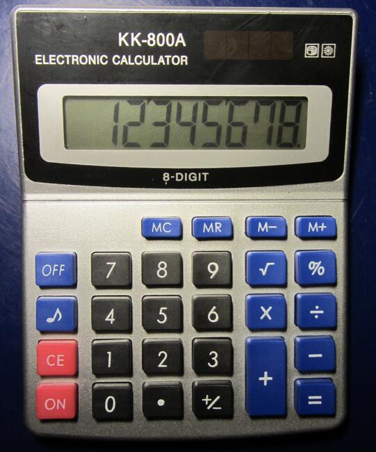 Kalkulator z solarem