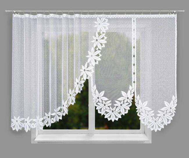 Firany żakardowe na metry i na taśmie marszczącej, sklep