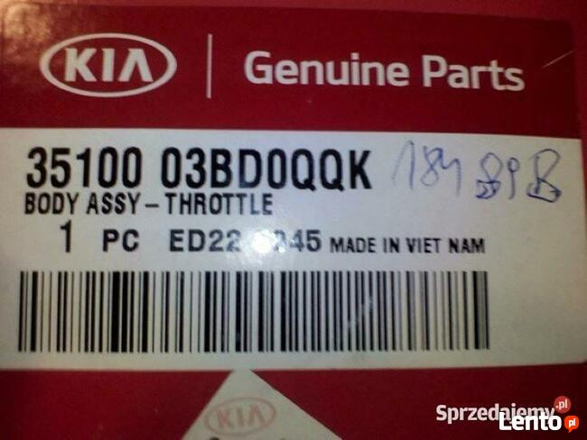 Przepustnica Kia Rio IV V 1,4 16V- 35100 03BD0QQK- Nowa ORY