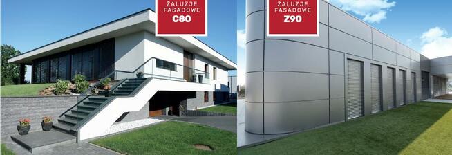 ŻALUZJE FASADOWE z ekstrudowanego aluminium