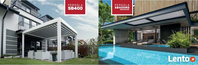 PERGOLE z ekstrudowanego aluminium