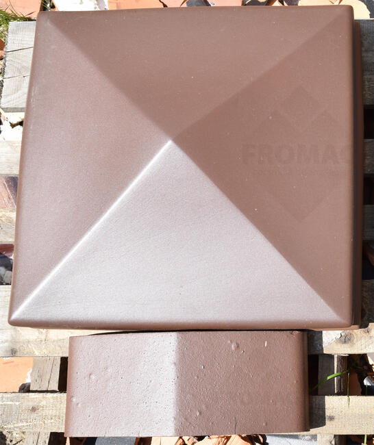 DASZEK CEGŁA KOSMO klinkier czerwona słupek ogrodzeniowy