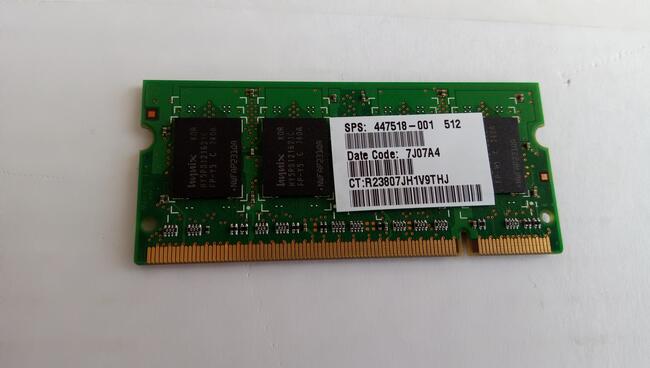 Pamięć ram 512 mb - pc2-5300s - Hynix