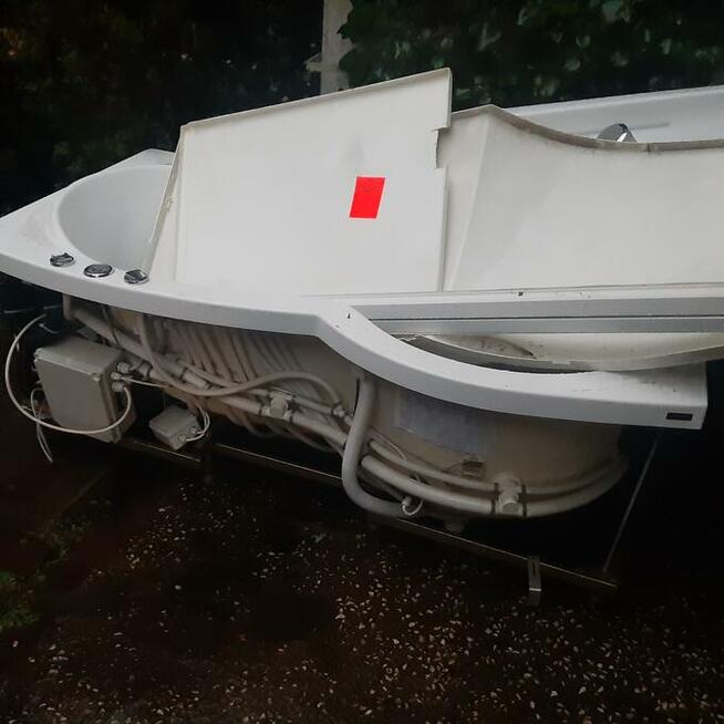 Wanna sanplast z kabina hydromasaz powietrzny wodny ozonowan